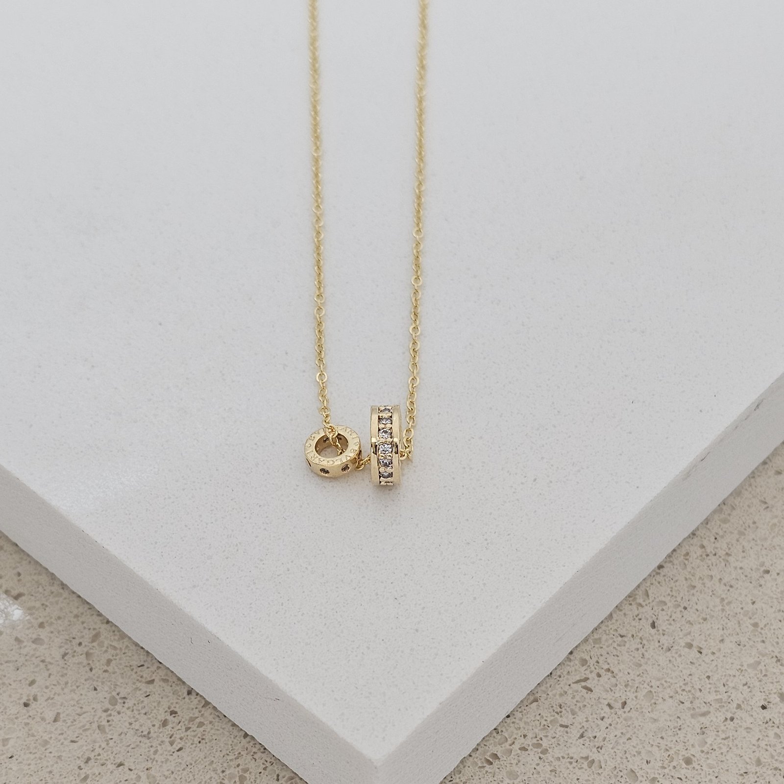 CADENA + DIJE BVL X2 C-1773 46CM